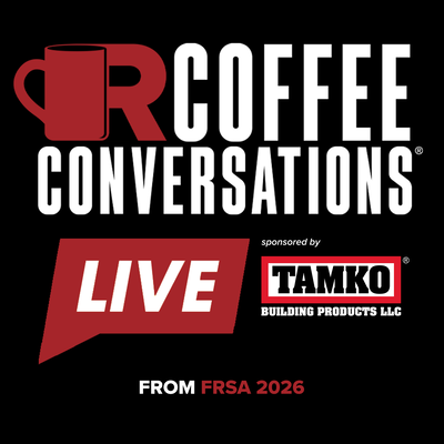 Coffee Conversations LIVE From FRSA 2026 Sponsored by TAMKO Podcast Graphic