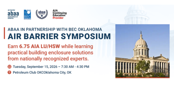 ABAA -Oklahoma Air Barrier Symposium