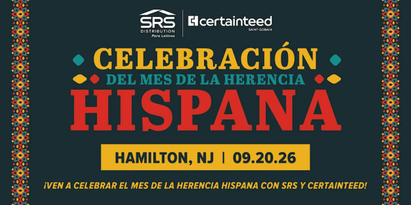 Para Latinos Hispanic Heritage with SRS & CertainTeed - Hamilton, NJ