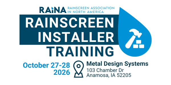 Rainscreen Installer Training Metal Design Systems IA